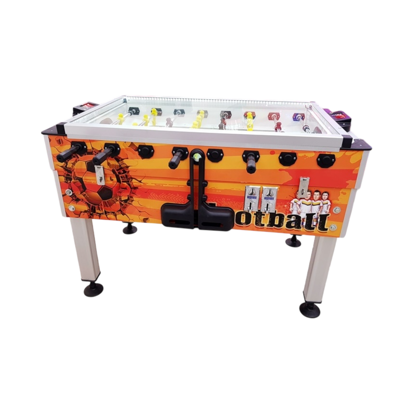 Tischkicker mit Münzeinwurf