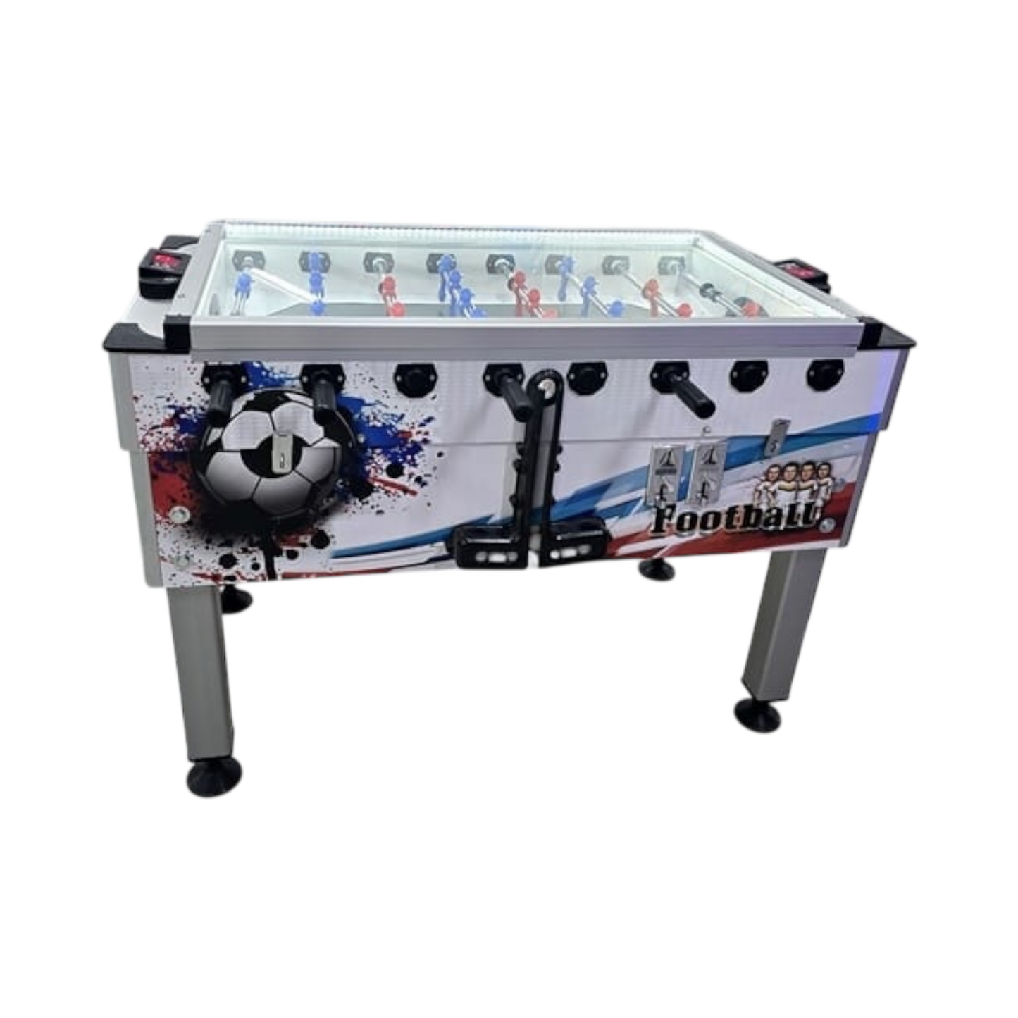 Tischkicker mit Münzeinwurf