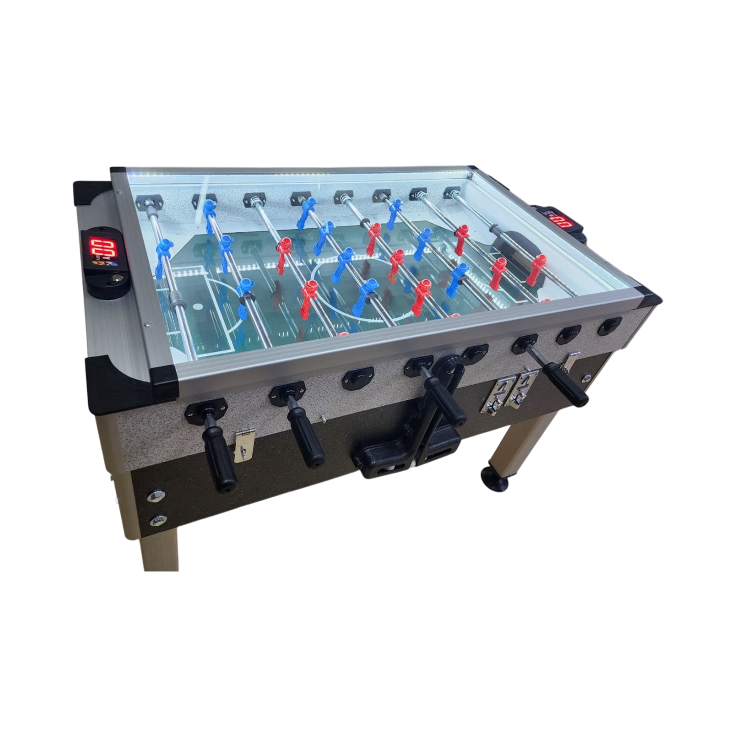 Tischkicker mit Münzeinwurf